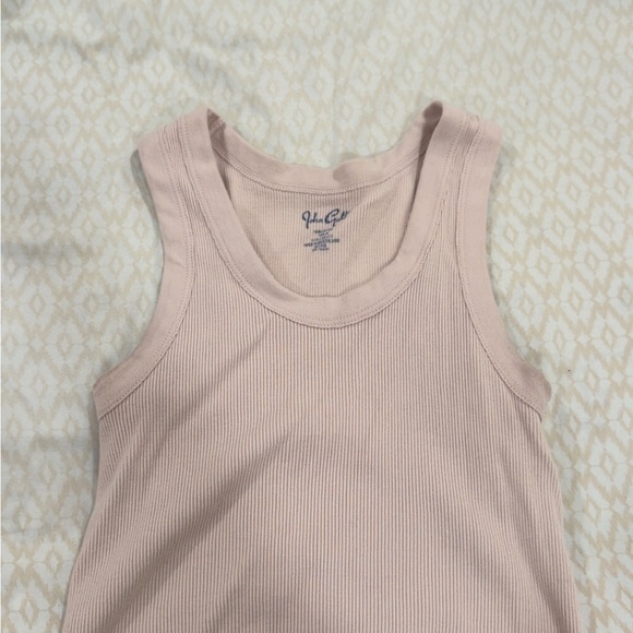 Brandy Melville | Tops | Brandy Melville Light Pink Ribbed Tank Top ...